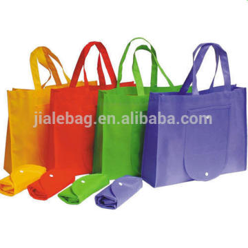 Novo design durável saco de compras reutilizável dobrável